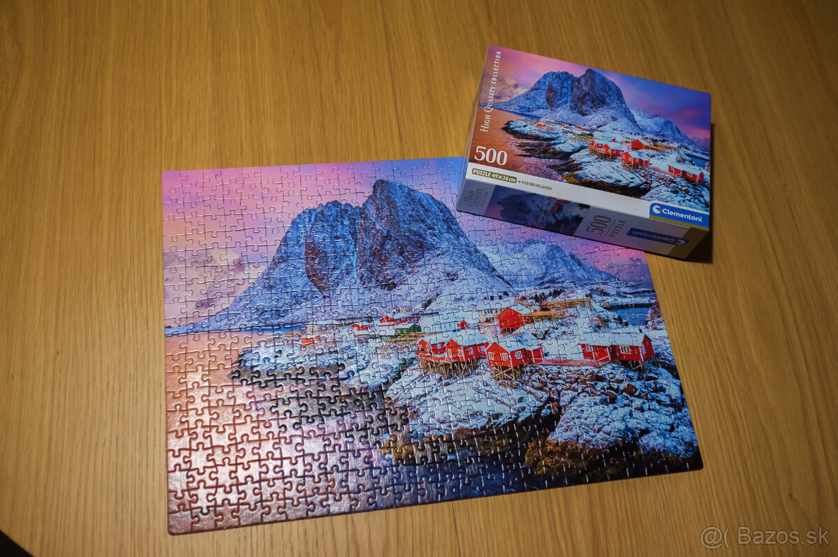 Puzzle 500 Hamnoy village