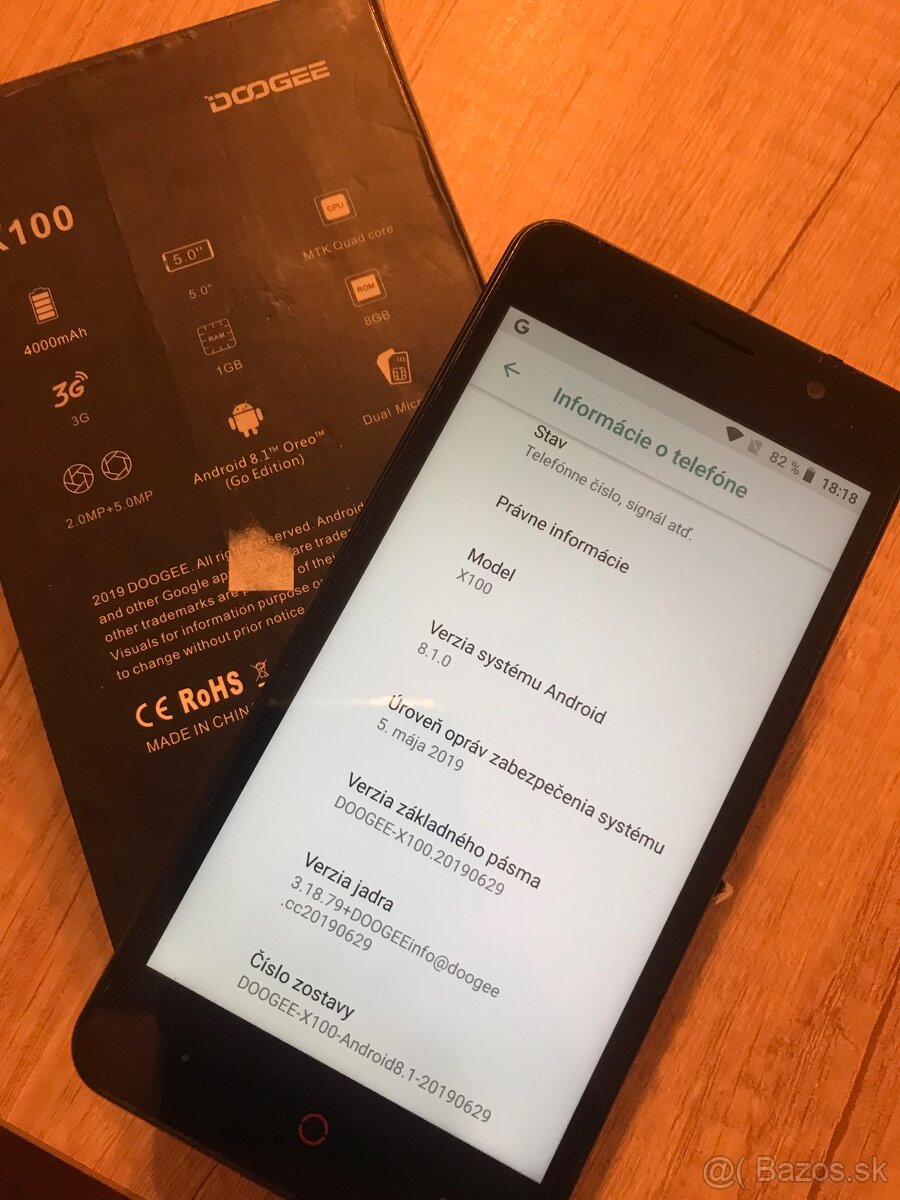 Doogee X100 v slusnom stave