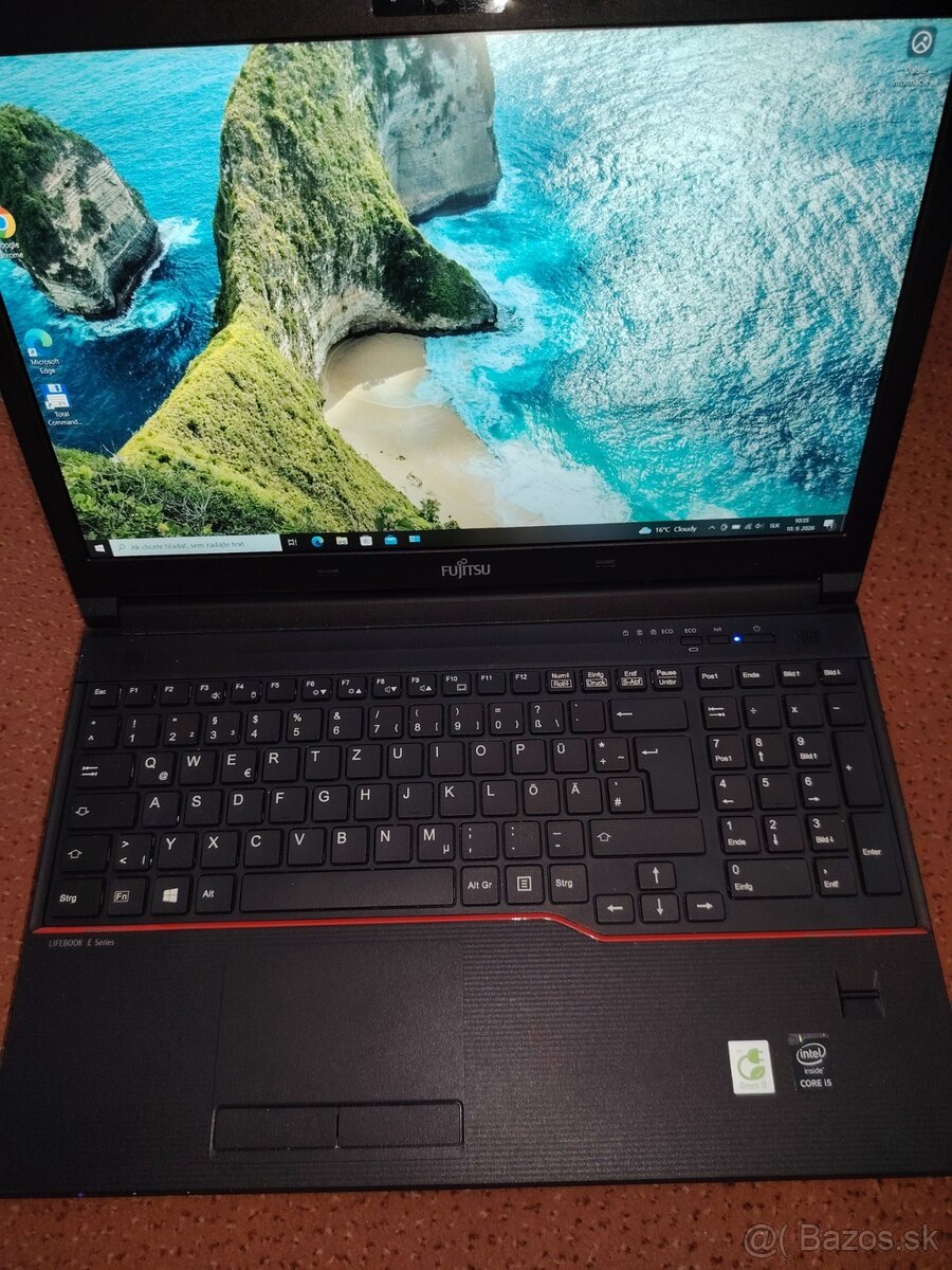 Fujitsu E554 - plati do zmazania
