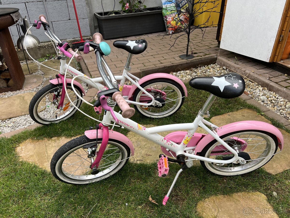 16-palcový dievčenský bicykel