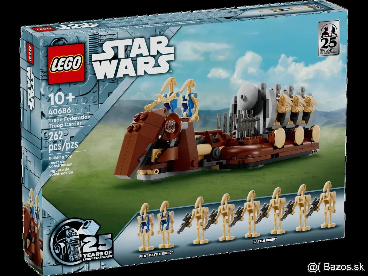 Predám Lego Star Wars 40686 Trade Federation Troop Carrier