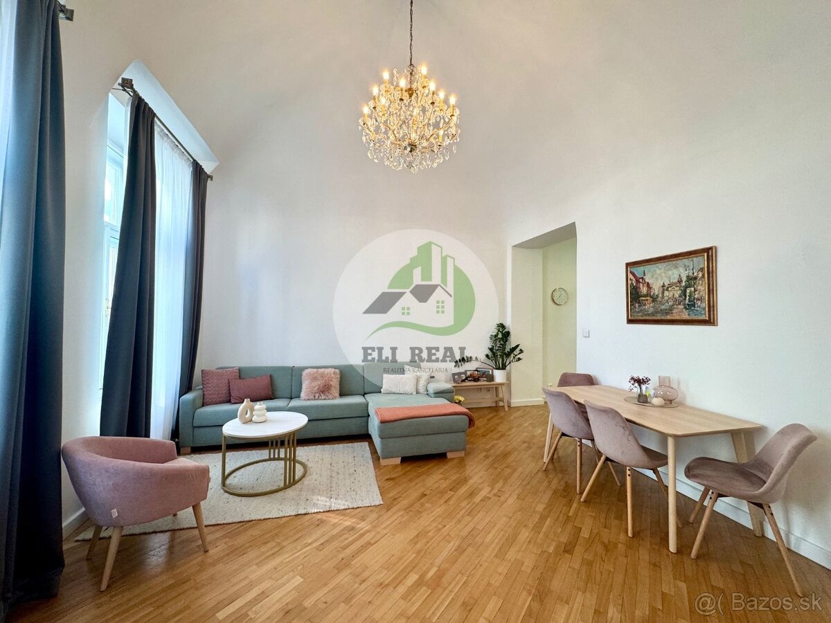 Nadštandardný 2-izbový byt (81m2) na prenájom v centre Koší