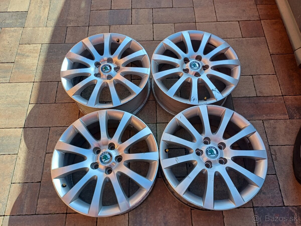 hlinikové disky orig.Skoda Yeti--7Jx17-ET-45---5x112