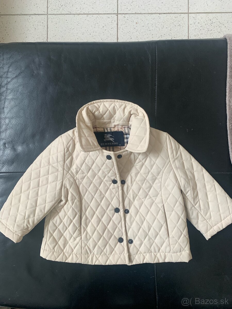 Detský kabátik, jarný, 9 mesiacov, Burberry