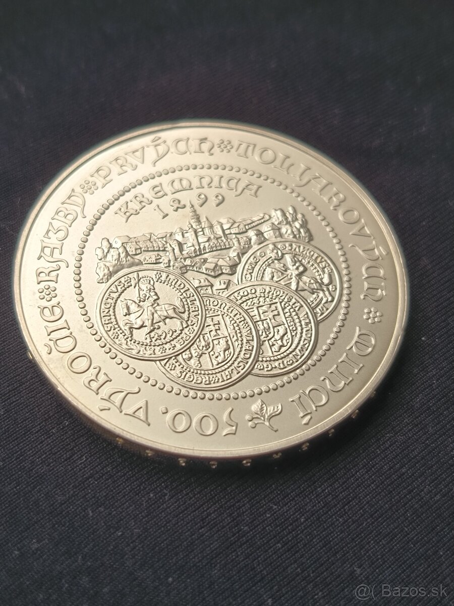 500 Sk - 500. Výročie ražby prvých Toliarov 1499 -1999