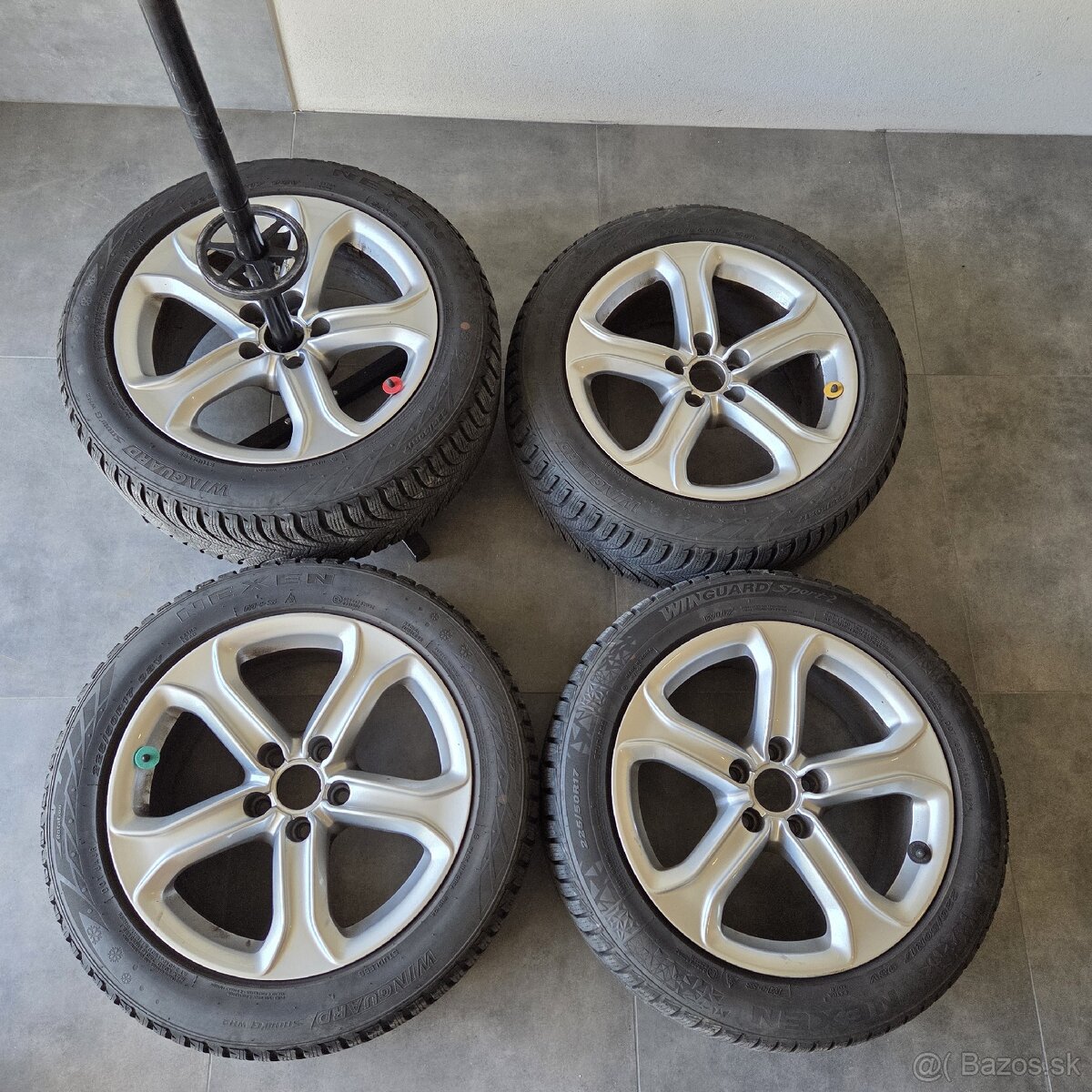 Audi Alu disky R17 + zimné pneu Nexen