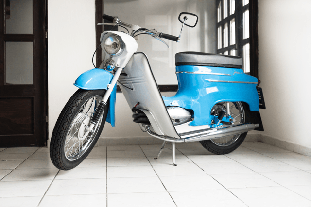 Jawa pionier, mustang