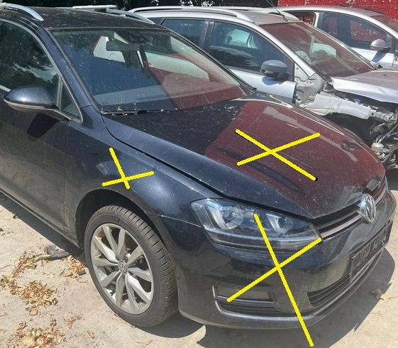 Volkswagen Golf VII 2.0 TDI 2014 predám MOTOR CRBC, TRYSKY