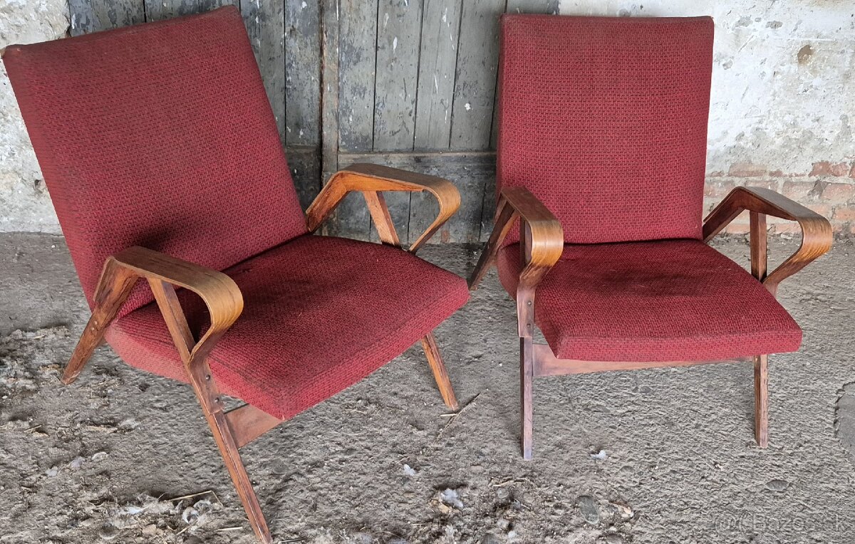 Retro kreslá Tatra Pravenec
