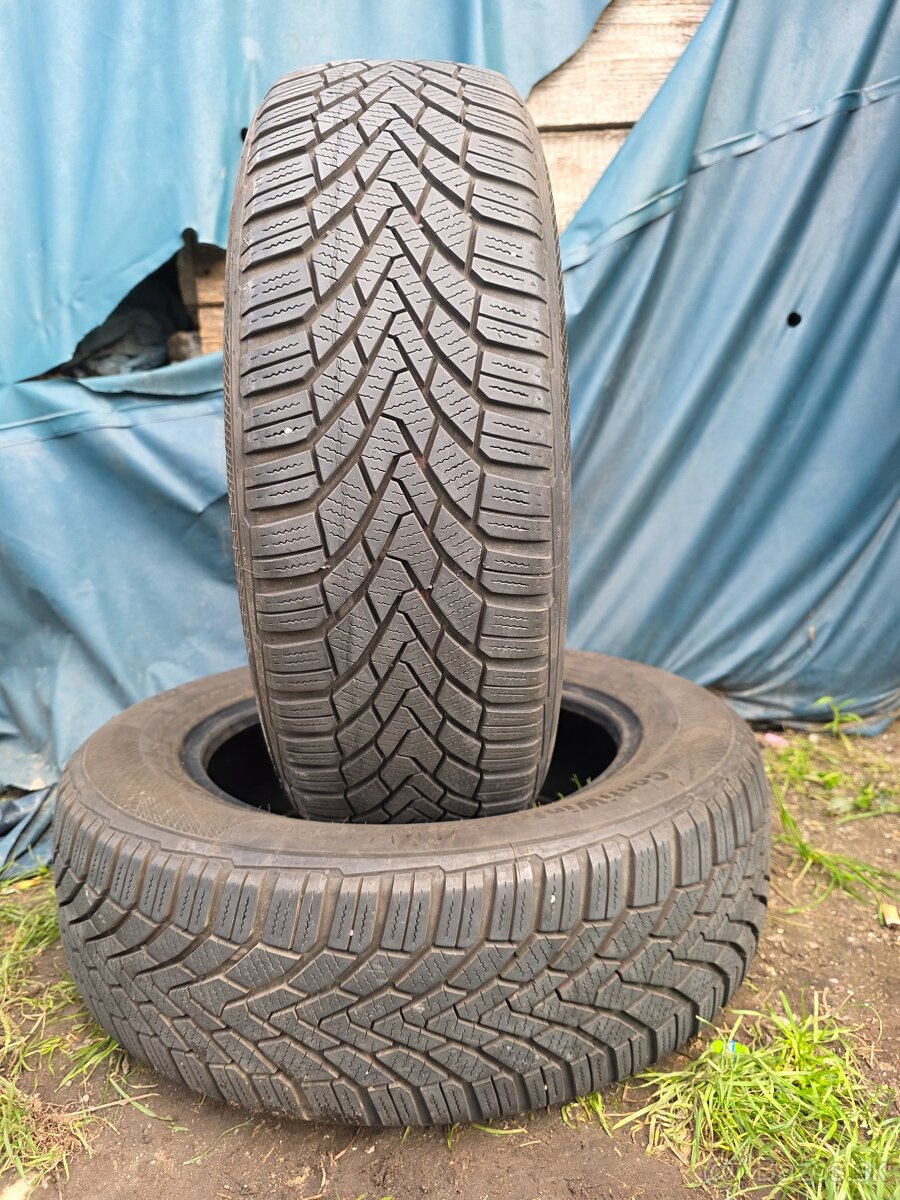 Ponúkam 2 zimné pneumatiky Continental Conti 185/65 R15
