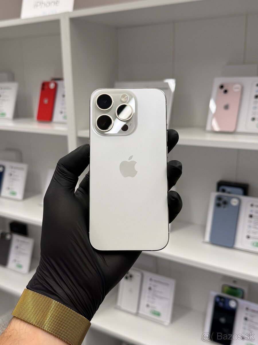 ZÁRUKA 2 ROKY / Apple iPhone 15 Pro 128GB White Titanium