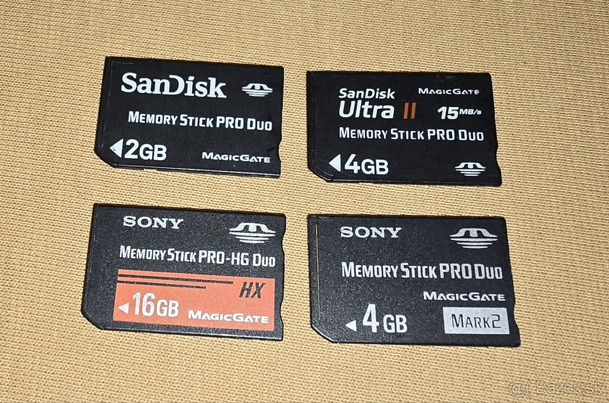 Memory Stick PRO Duo do PSP