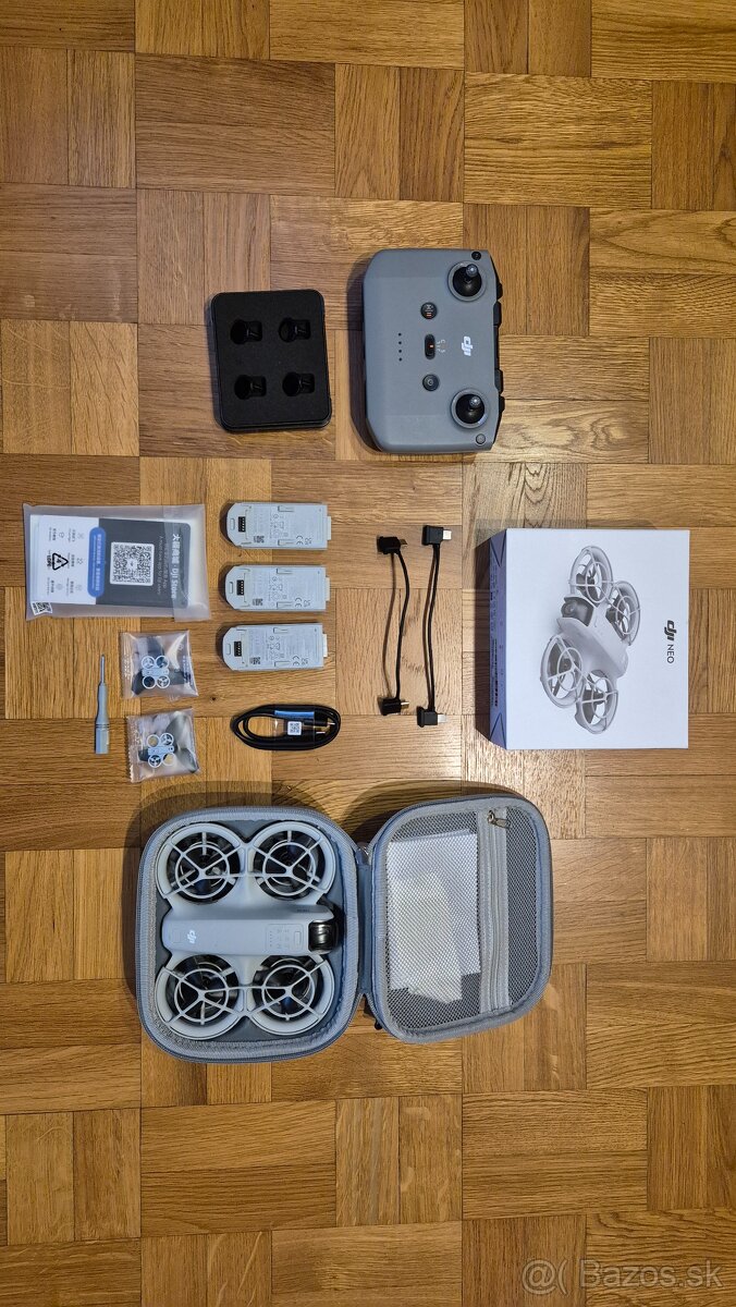 DJi NEO - dron, 3x bateria, RC-N2, box, filtre na kameru