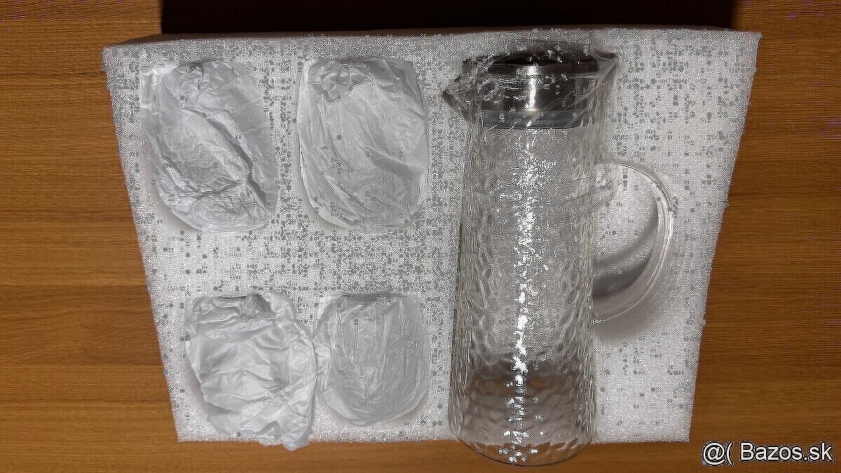 Džbán a 4 poháre (sada)