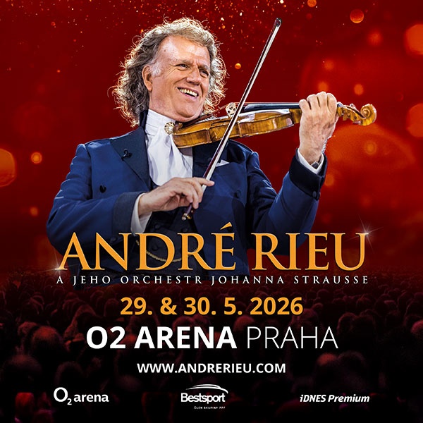 ❗André Rieu❗ O2 Aréna Praha - TOP vstupenky 30.5.2026