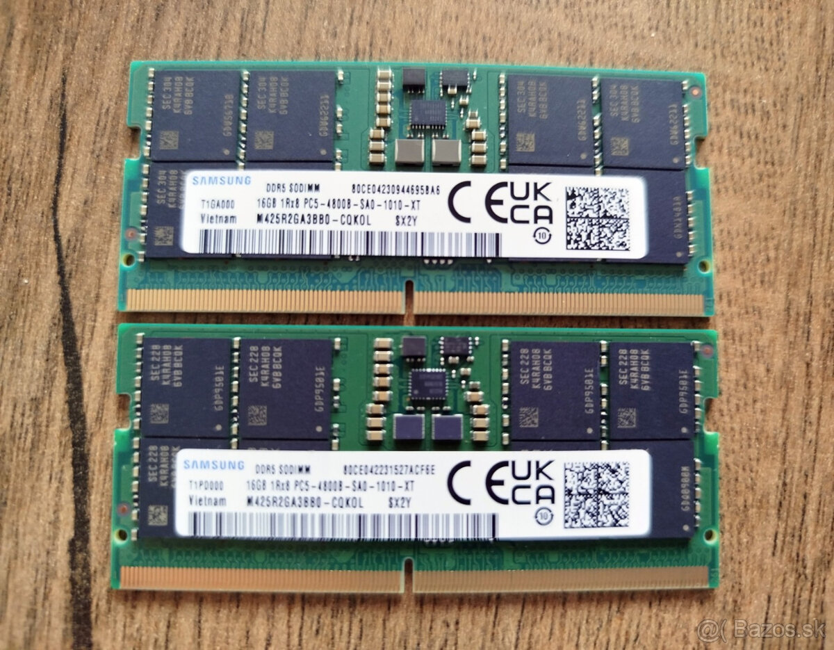 SODIMM DDR5 32GB /2x 16GB/ 4800 Samsung