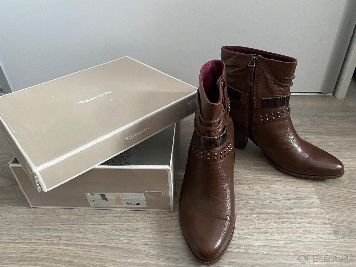 Kotnickove cizmy Tamaris