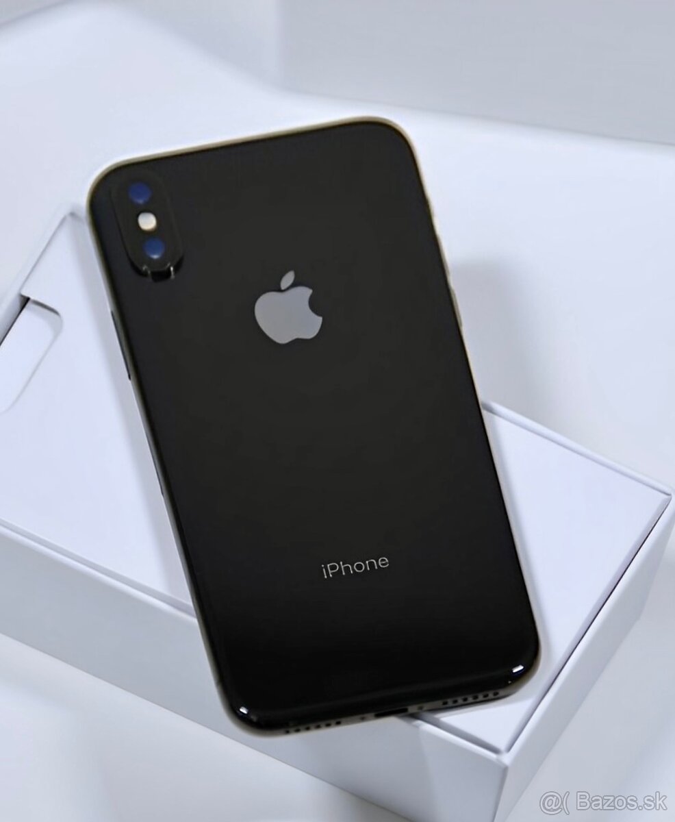 iPhone X Space Gray BATERIE 100% TOP