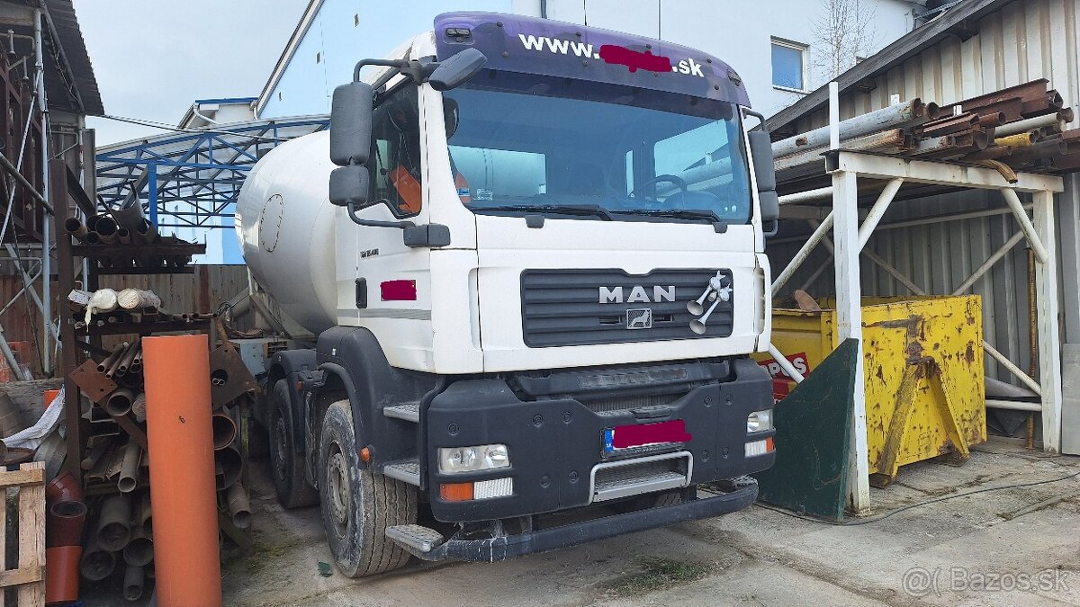 Domiešavač MAN TGA 35.400 8x4 BB