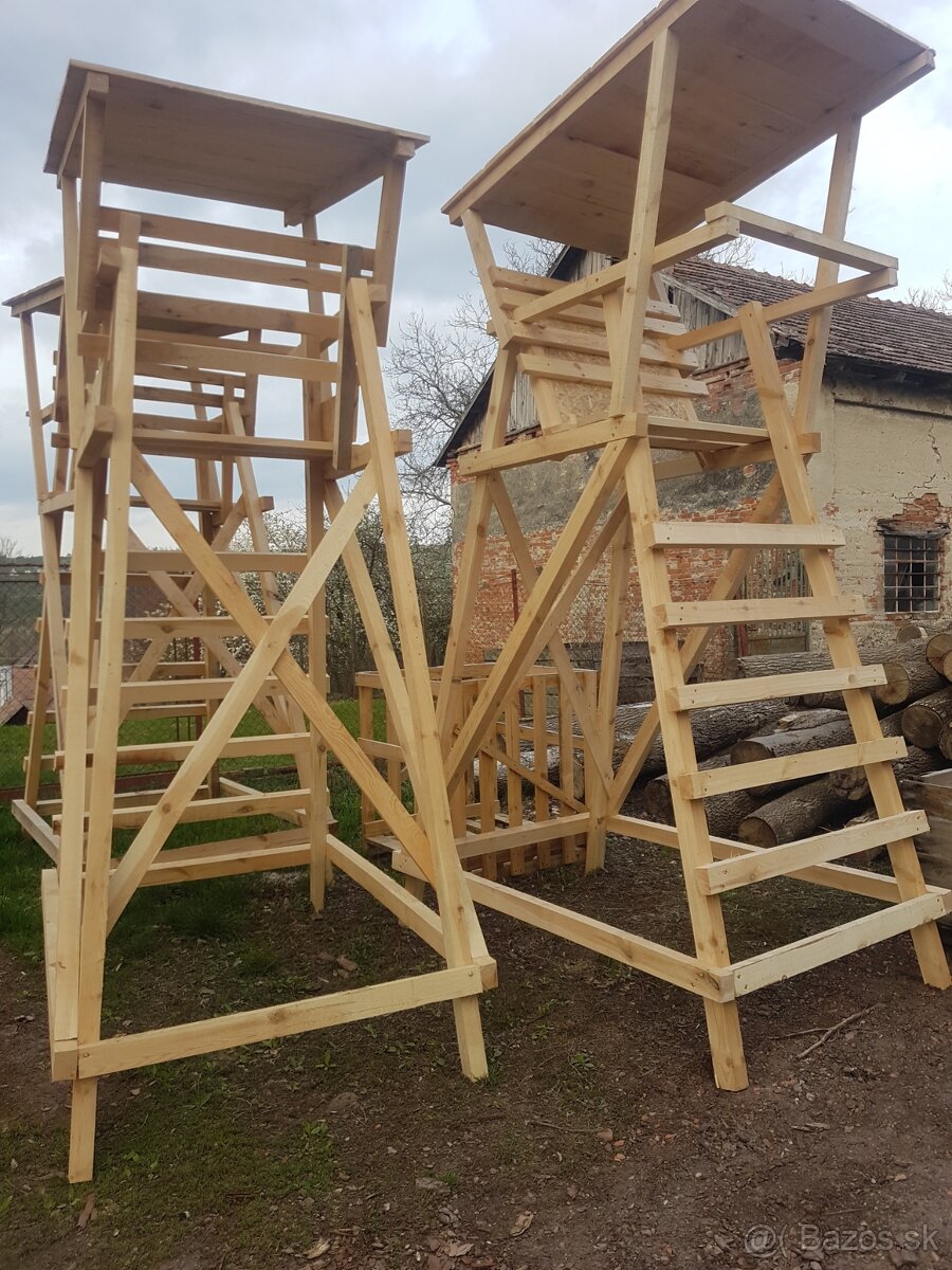 Poľovnícky posed-prenosná lavička