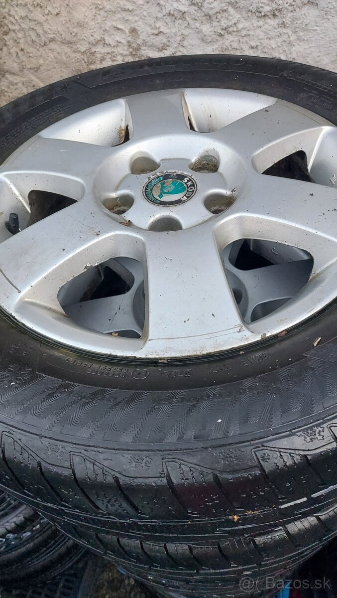195 65 R15 zimne pneu 5x112 s alu