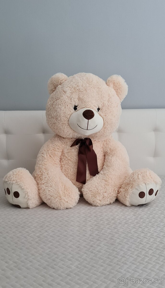 Na predaj: Obrovský plyšový medveď - 90 cm v sede 🧸