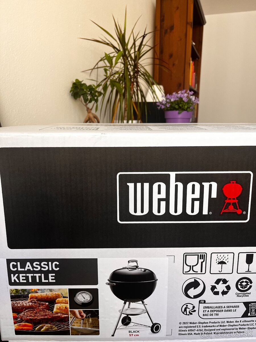 Weber Classic Kettle - nový, nerozbalený gril