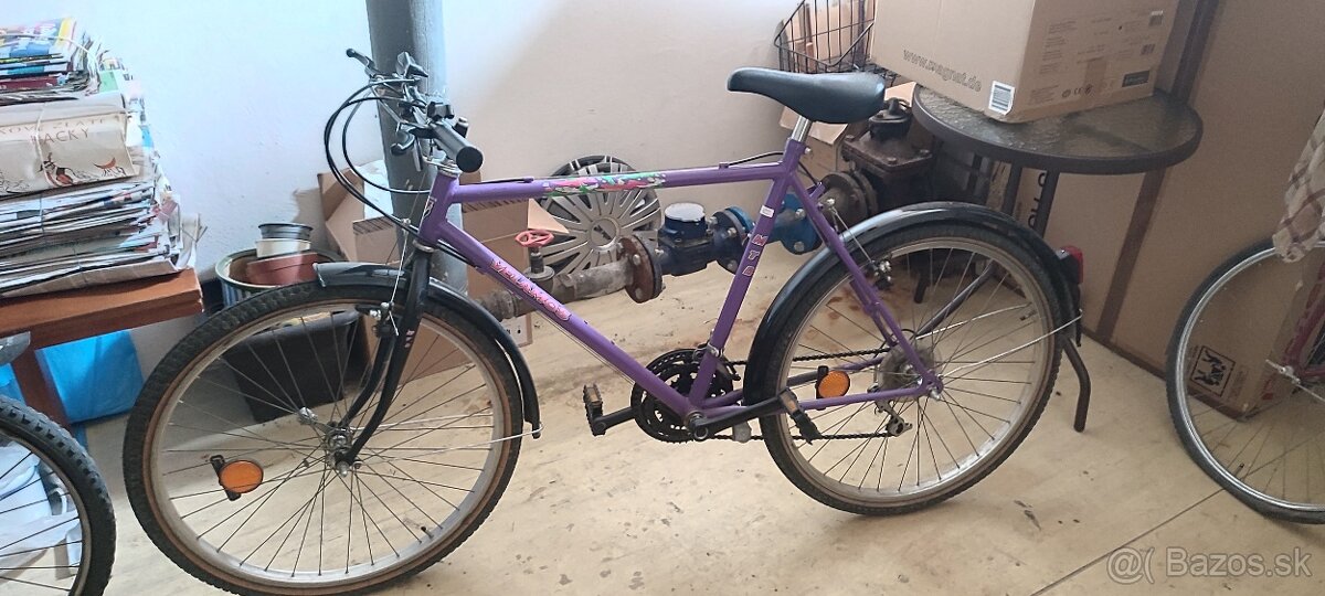 Liberta, favorit a starší bicykel