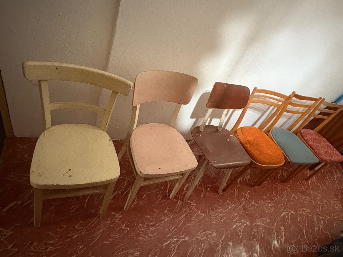 Retro stoličky