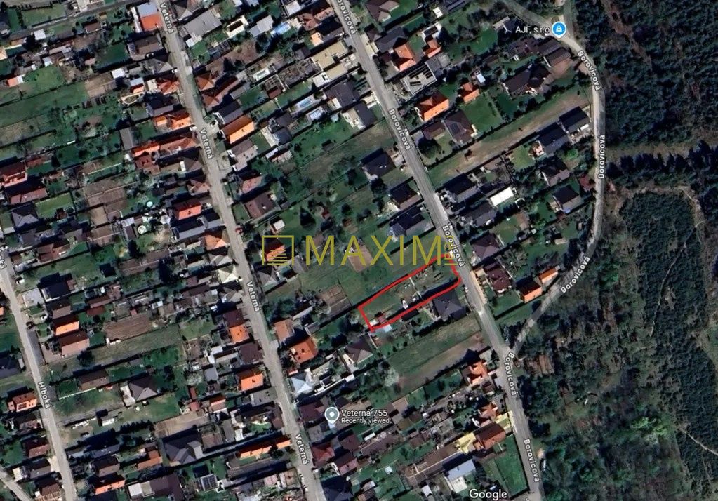 Pozemok v obci Lozorno na ulici Borovicová