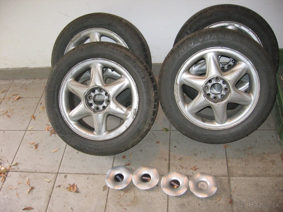 Prodám disky 6Jx15, H2-43 - Fiat, 4x98 (asi Fiat Brava)