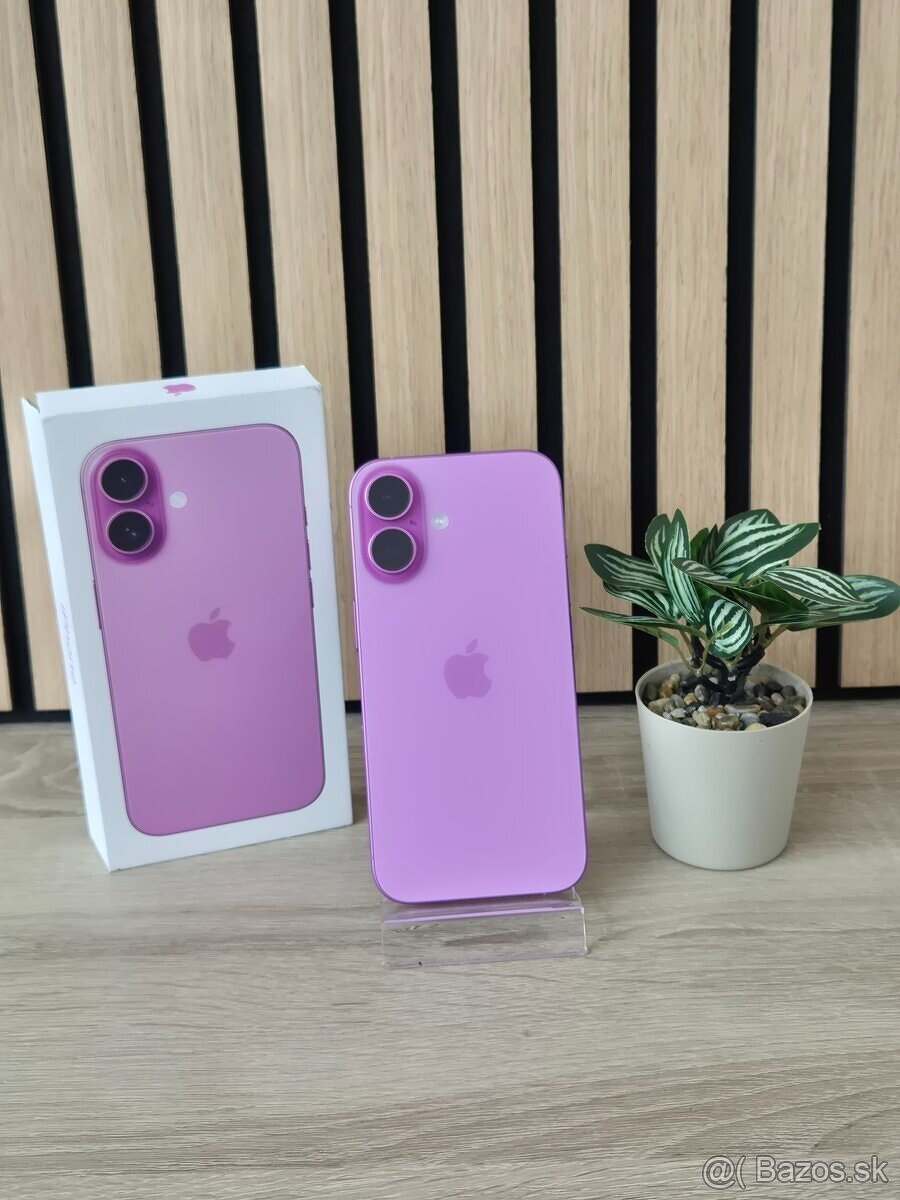 Apple iPhone 16 128GB Pink | ZÁNOVNÝ