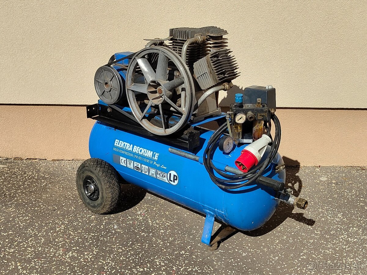 Vzduchový kompresor Elektra Beckum 90l 3kW