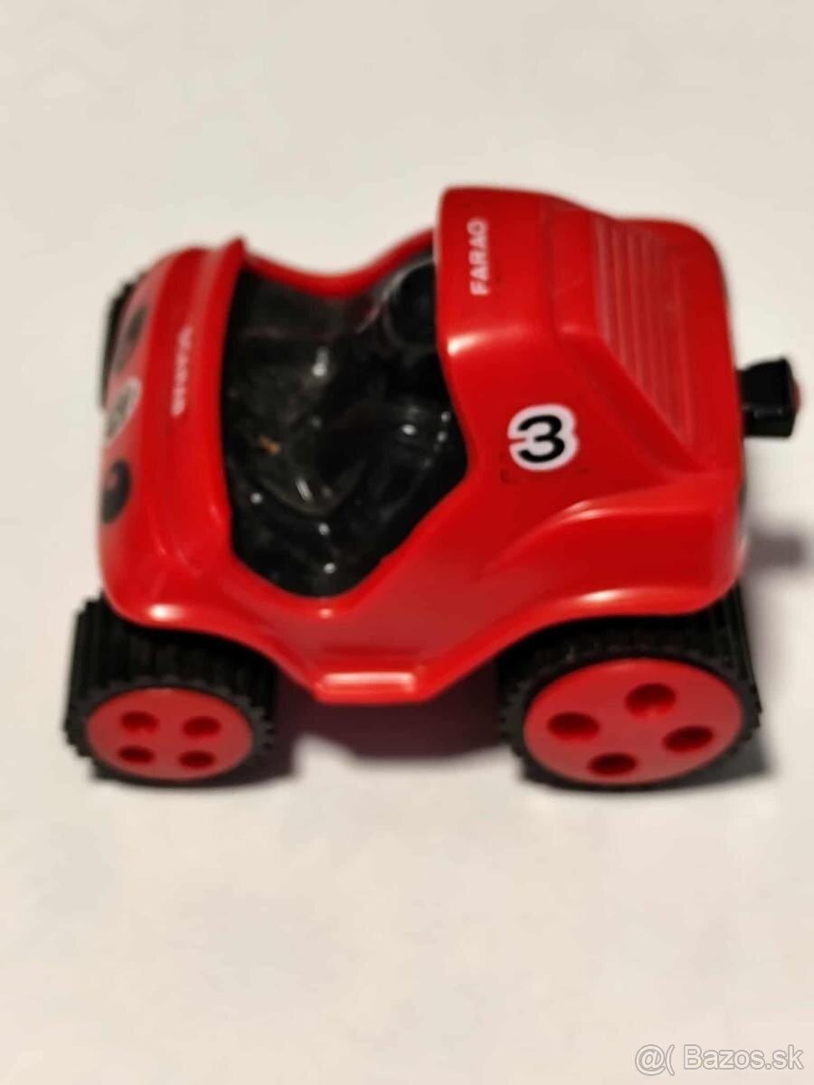 retro autíčko na zotrvačník