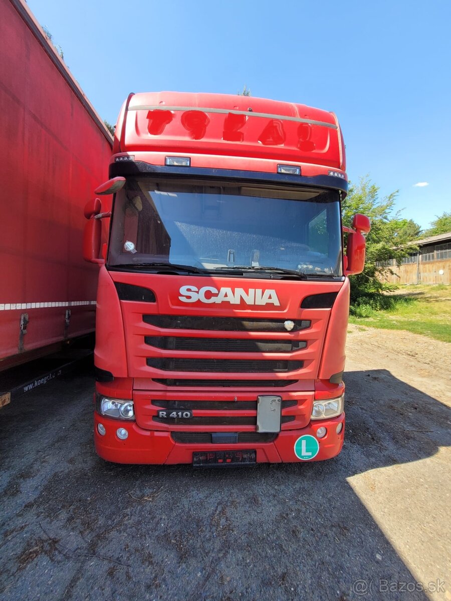 Prodám tahač návěsů SCANIA R410 EURO 6 lowdeck RETARDÉR 2015