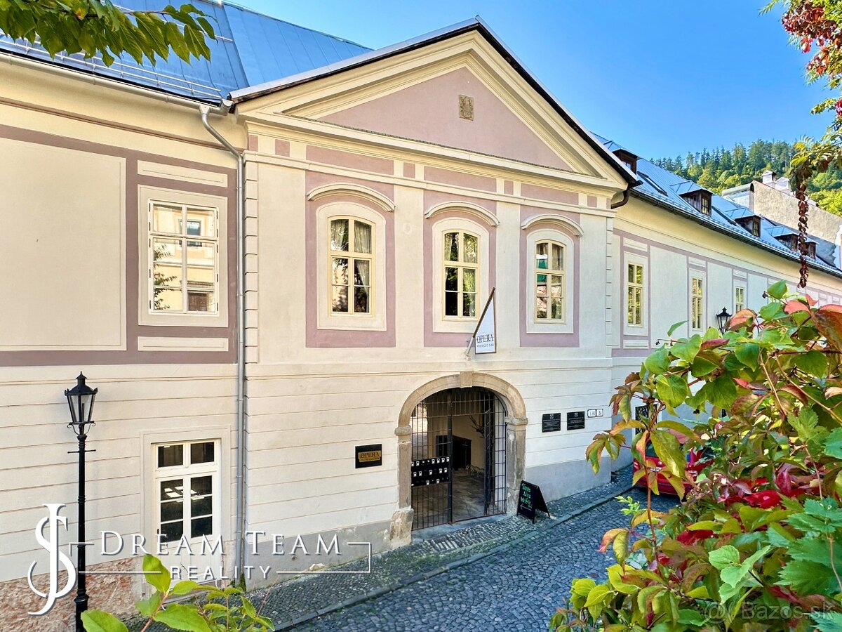 Mezonetový byt o veľkosti 50m2, centrum Banská Štiavnica