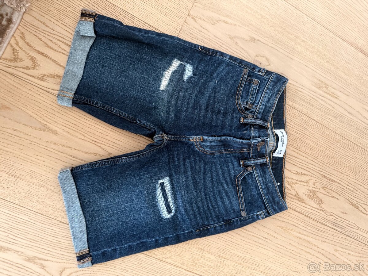ABERCROMBIE &FITCH riflové kraťase chlapec veľ 140 9-10 roko