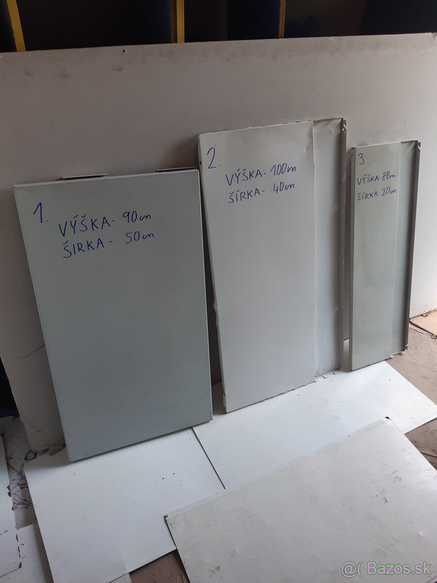 Regalové police plechové,regály