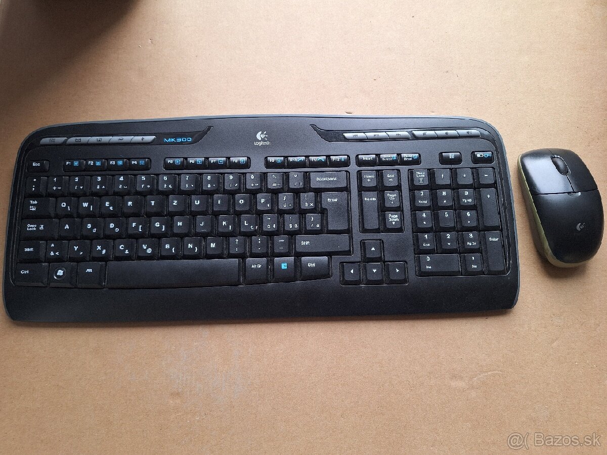 Set bezdrôtovej klávesnice a myši Logitech MK300