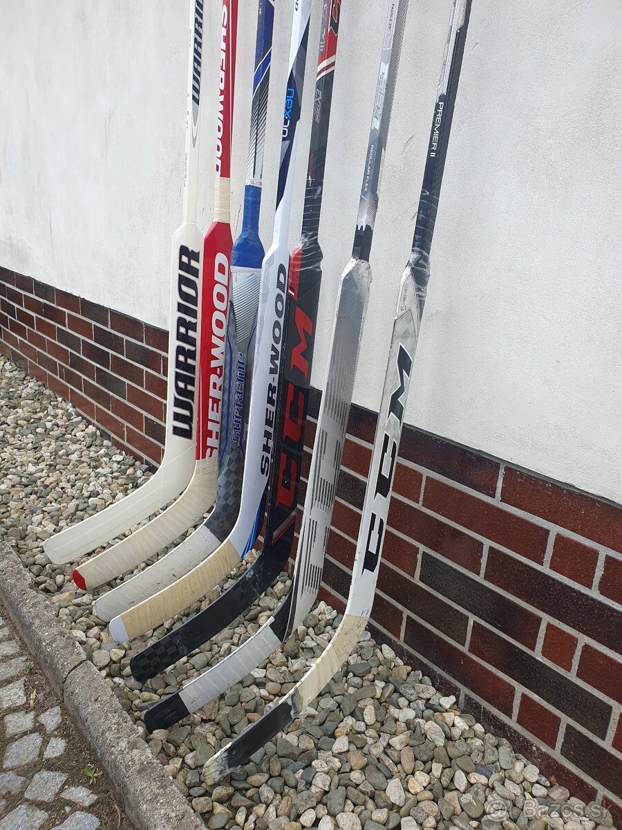 Brankarske hokejky CCM, BAUER, WARRIOR