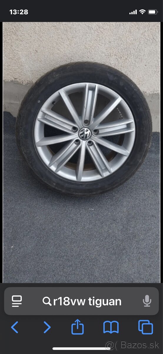 VW tiguan 5x112 r18