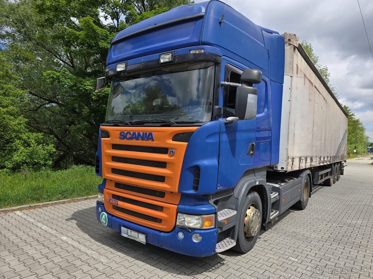 TAHAČ SCANIA R 420 r.2007, STANDART, AUTOMAT