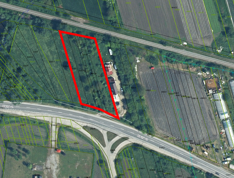 150 m2 INVESTIČNÉ POZEMKY pri Komárne
