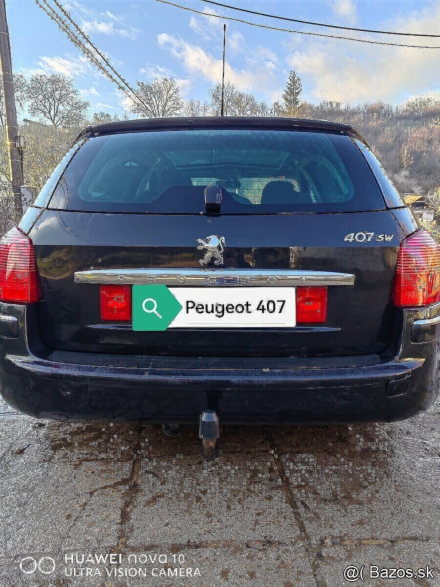 Kompletné kufrové dvere Peugeot 407SW