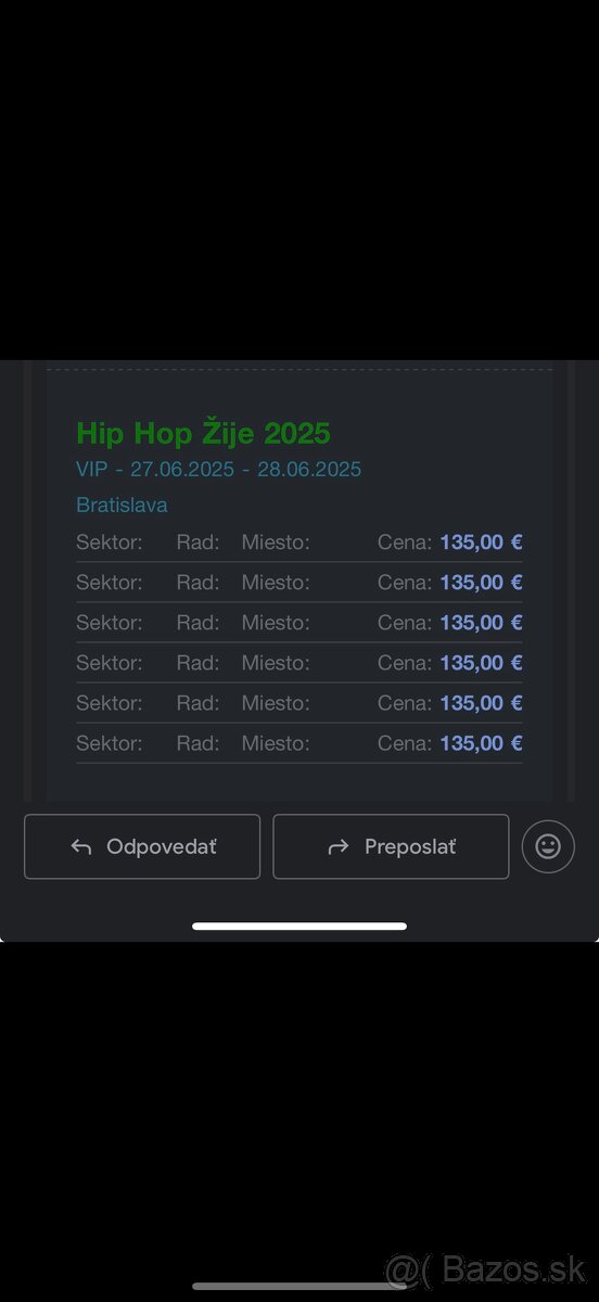 HipHop zije 2025 VIP