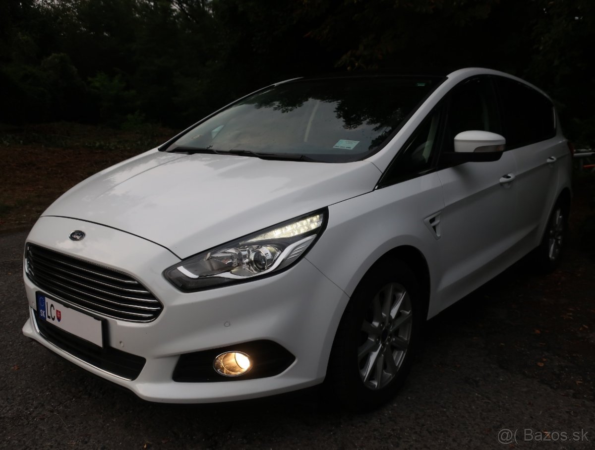 Predám Ford S-Max Titanium 2016 A6 7m,plná výbava-TOP PONUKA