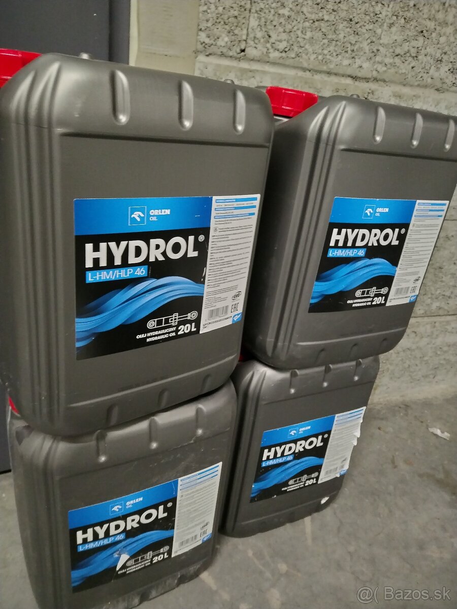 Hydraulický olej HYDROL L-HM/HLP 46 na Bager Zetor  Žeriav