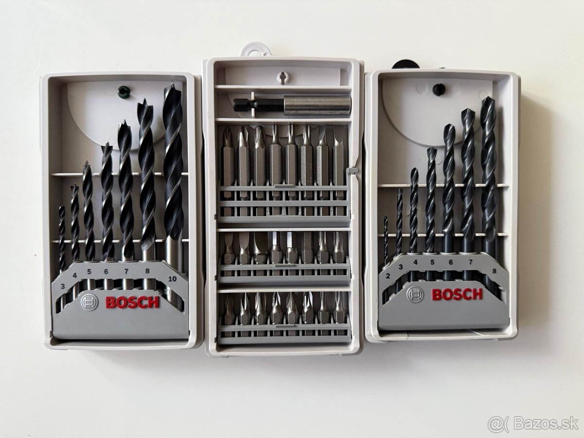 Sada vrtakov a bitov Bosch
