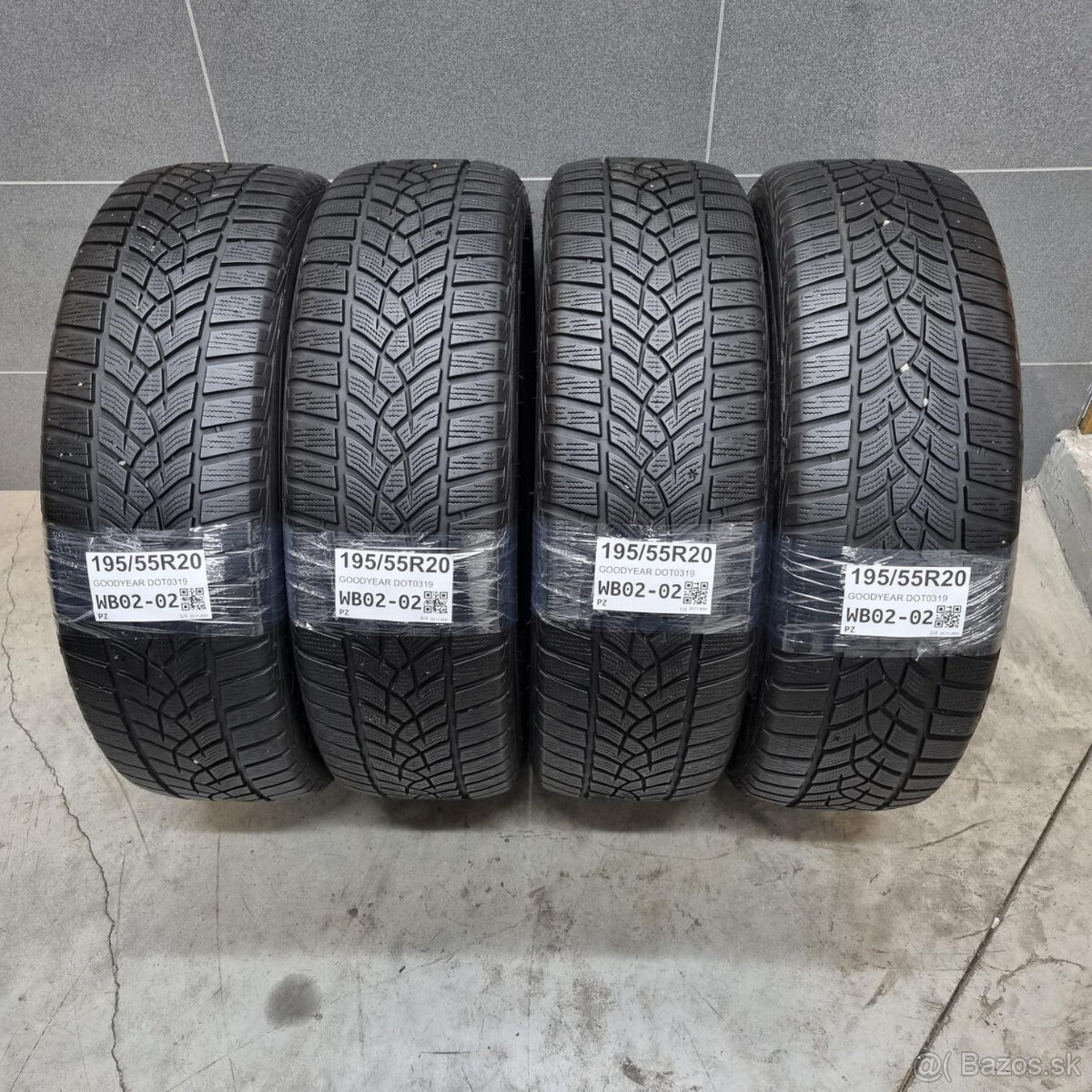 Zimné pneumatiky 195/55 R20 GOODYEAR DOT0319