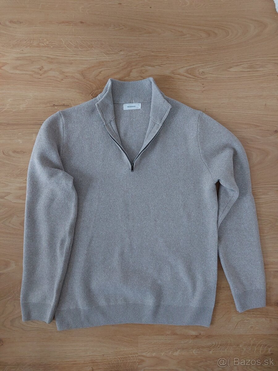 Pulóver s rolákom na zips Reserved M.